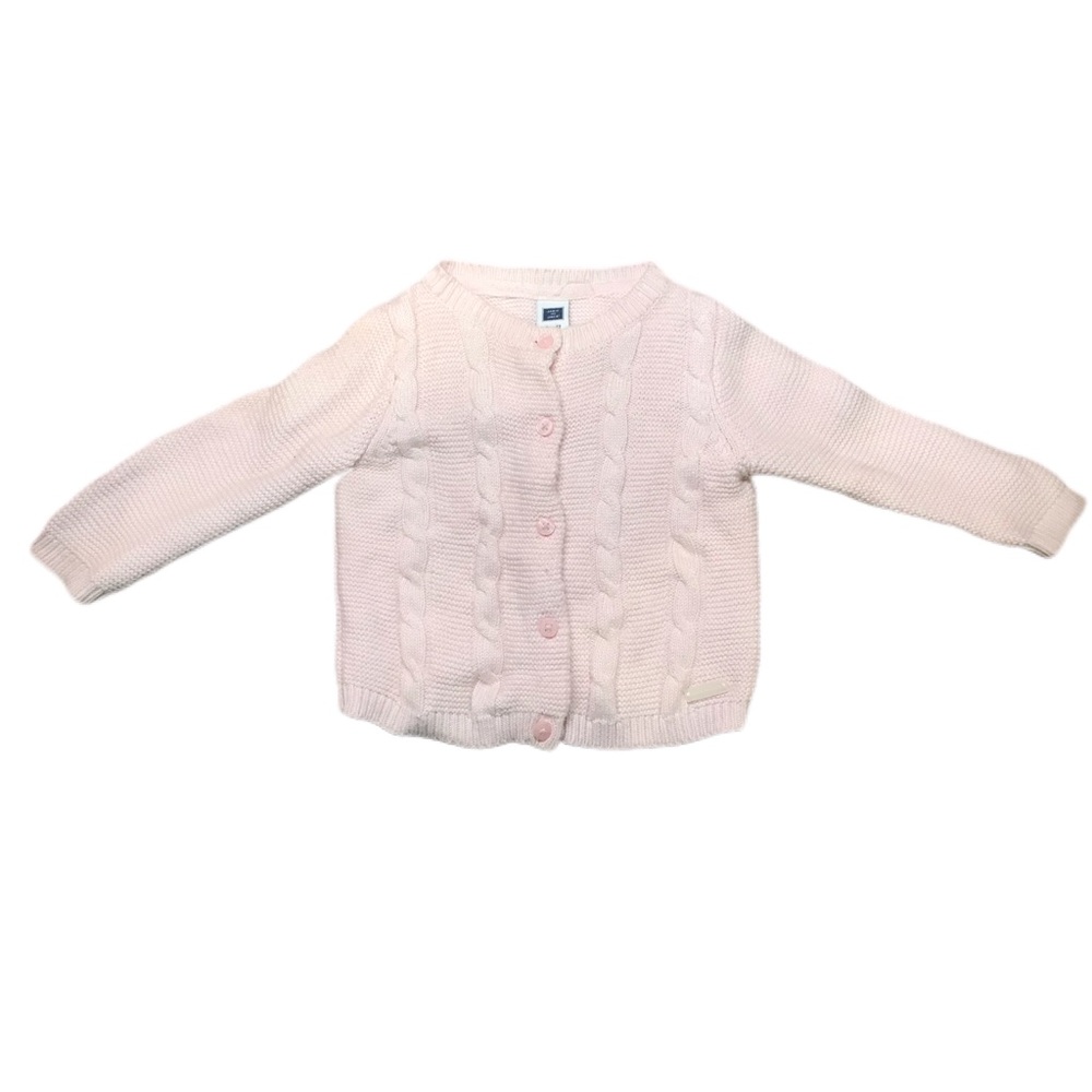 Blush pink cardigan 6-12 mo girl